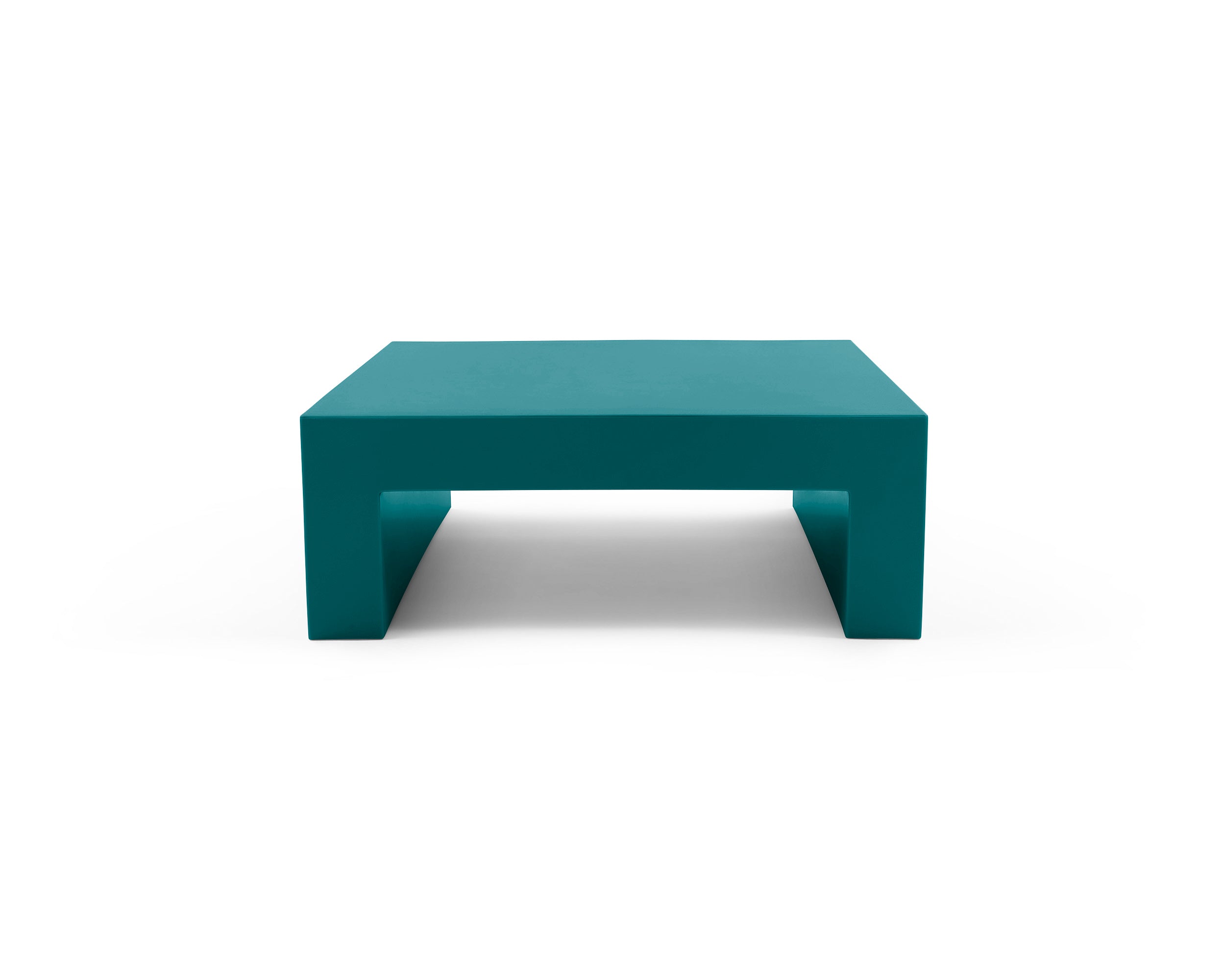 Heller Vignelli Table, recyclable polyethylene, designed by Massimo Vignelli