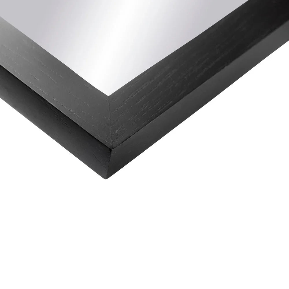 FDB Møbler Mossø Mirror in black-stained solid oak