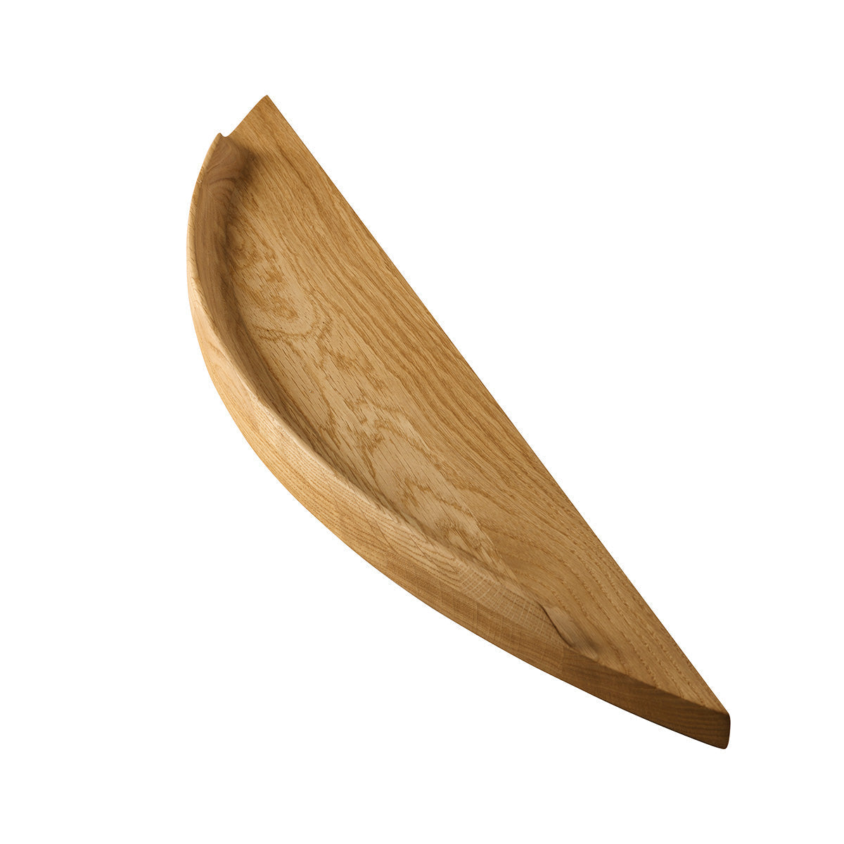 Aakjaer Arcus Shelf Medium in natural oiled oak, seen from above