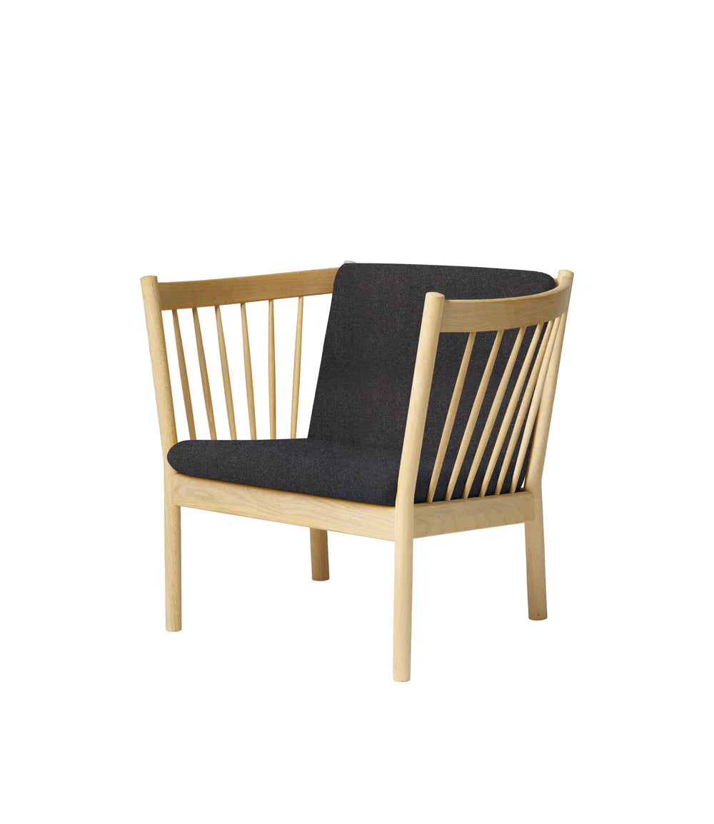 FDB Møbler Armchair in solid oak (dark grey), designed by Ole Jørgensen