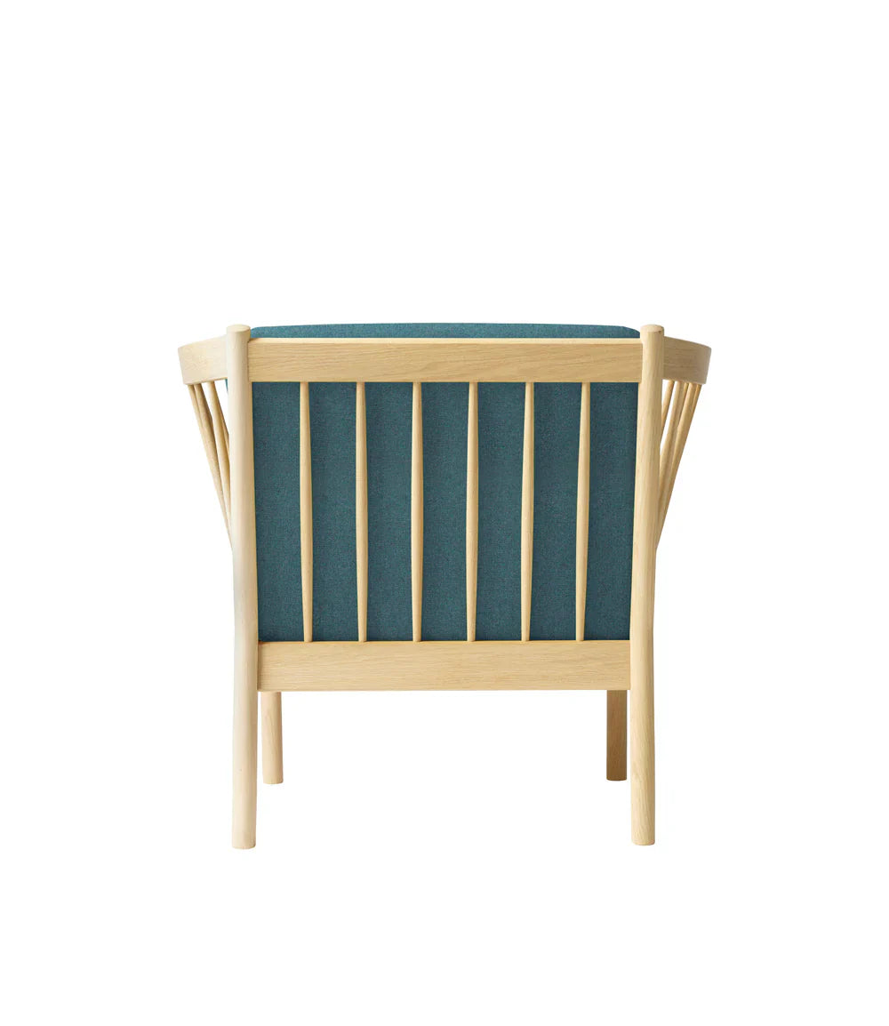FDB Møbler Armchair in solid oak (green), designed by Ole Jørgensen
