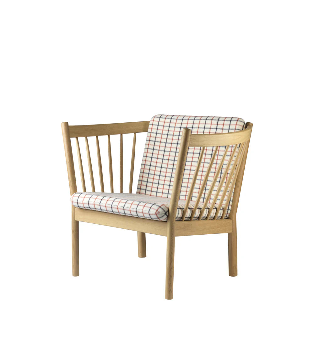 FDB Møbler Armchair in solid oak (red), designed by Ole Jørgensen