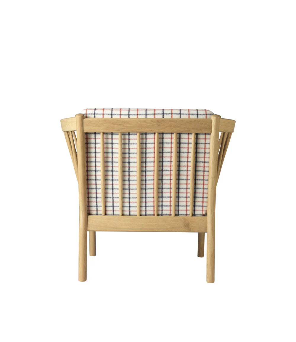 FDB Møbler Armchair in solid oak (red), designed by Ole Jørgensen