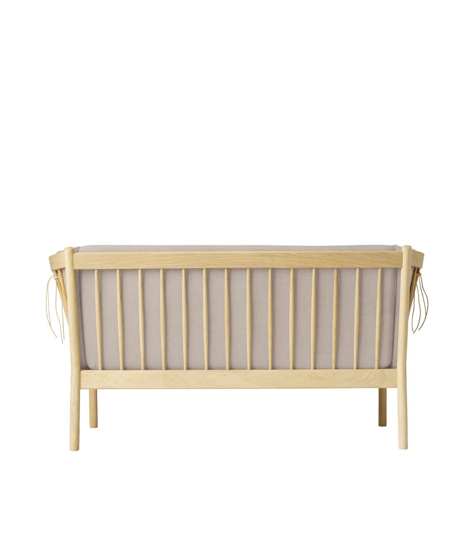 FDB Møbler 2-Person couch in solid oak (beige), designed by Ole Jørgensen