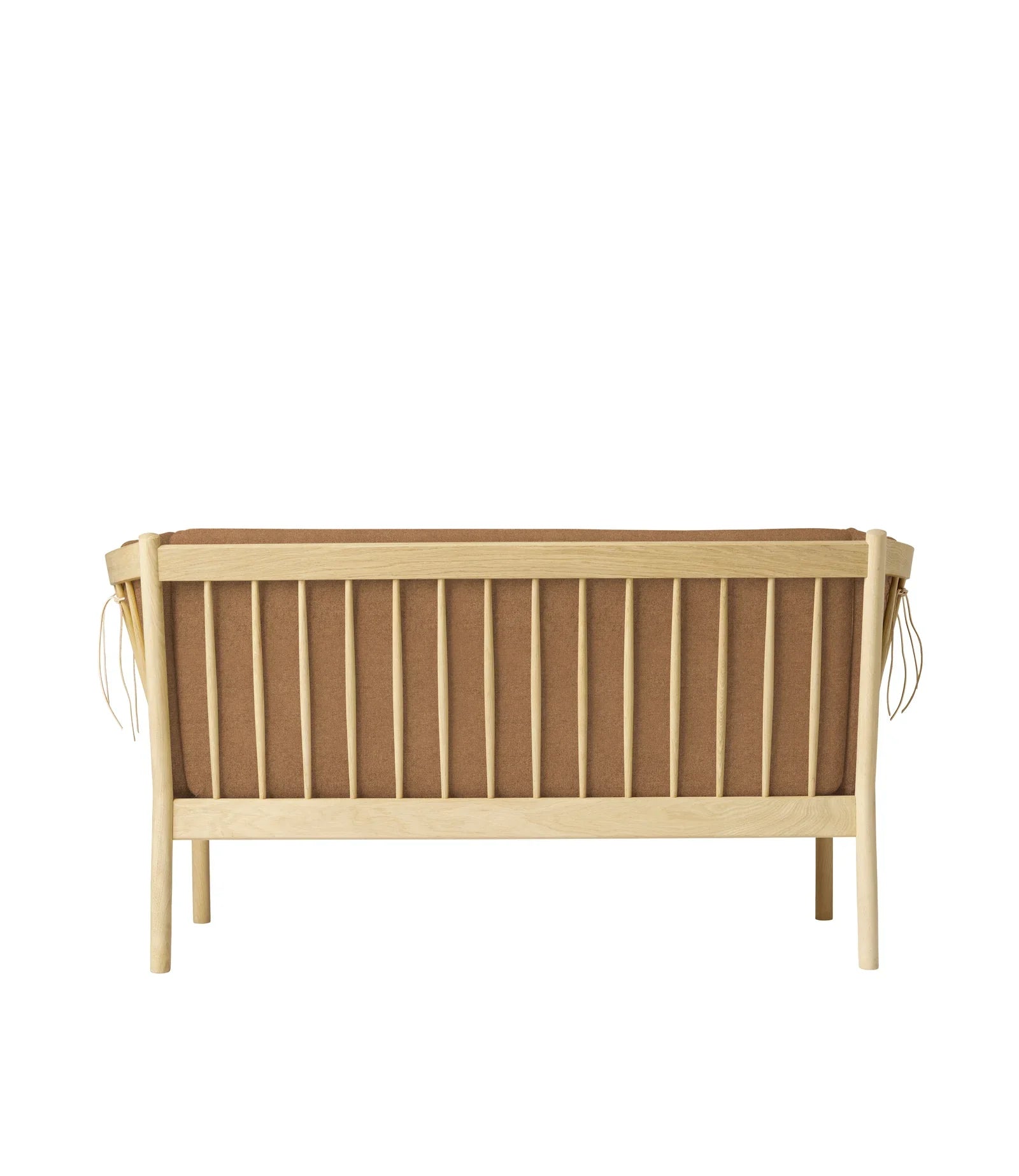 FDB Møbler 2-Person couch in solid oak (brown), designed by Ole Jørgensen