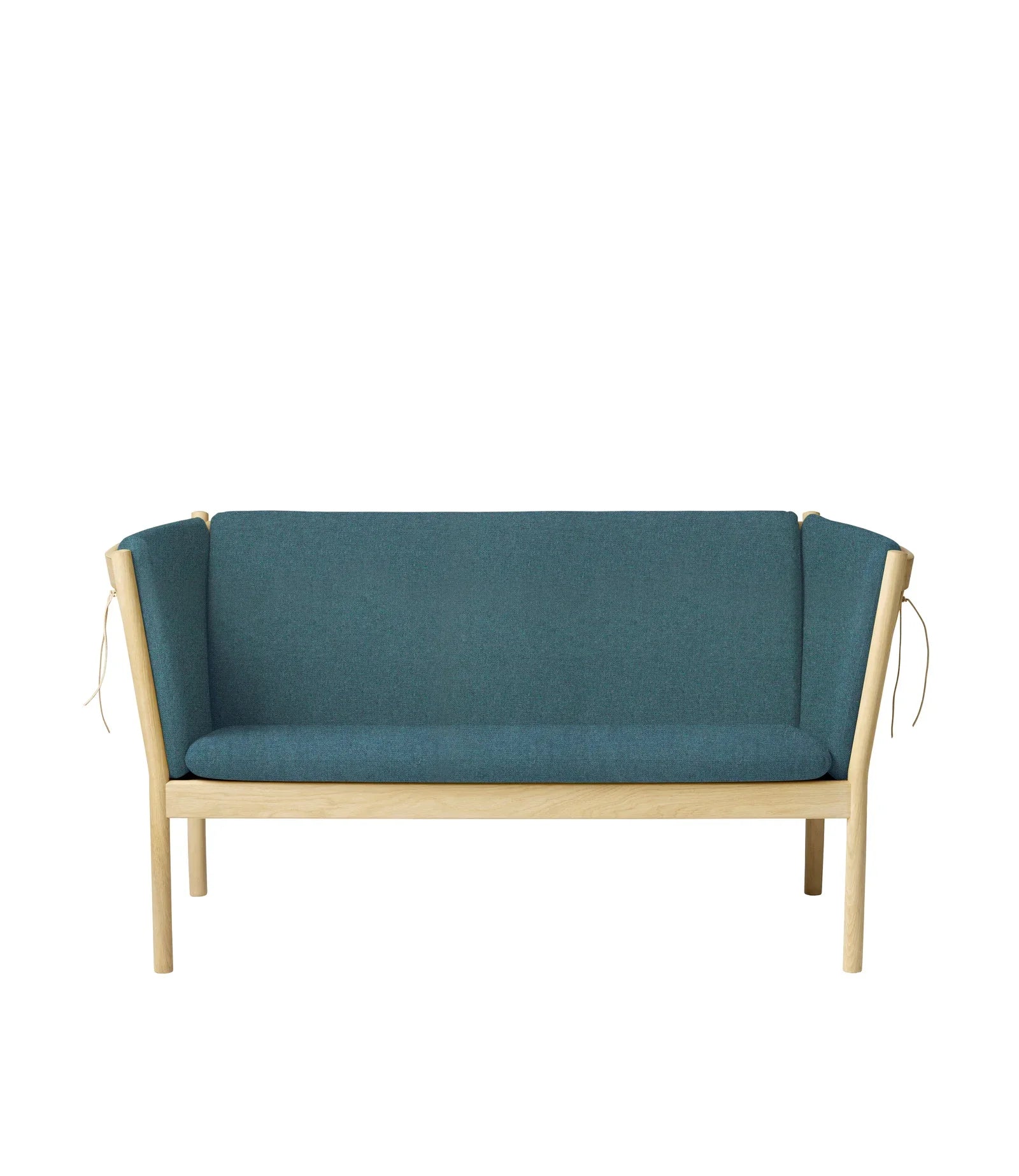 FDB Møbler 2-Person couch in solid oak (green), designed by Ole Jørgensen