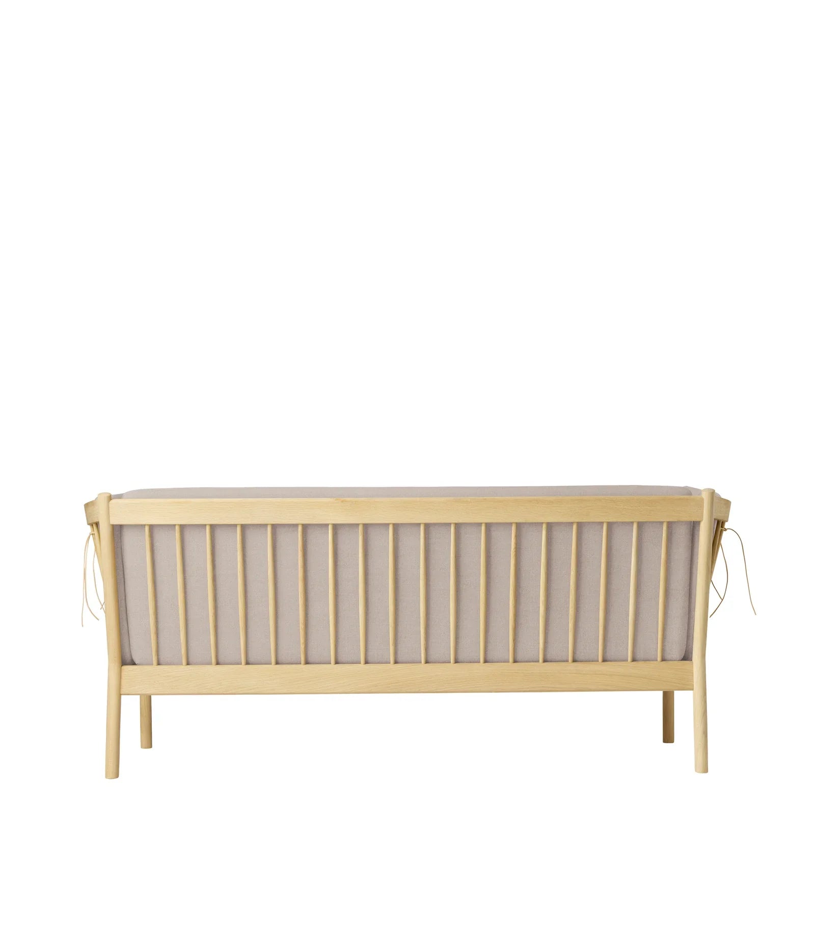 FDB Møbler 3-Person couch in solid oak (beige), designed by Ole Jørgensen