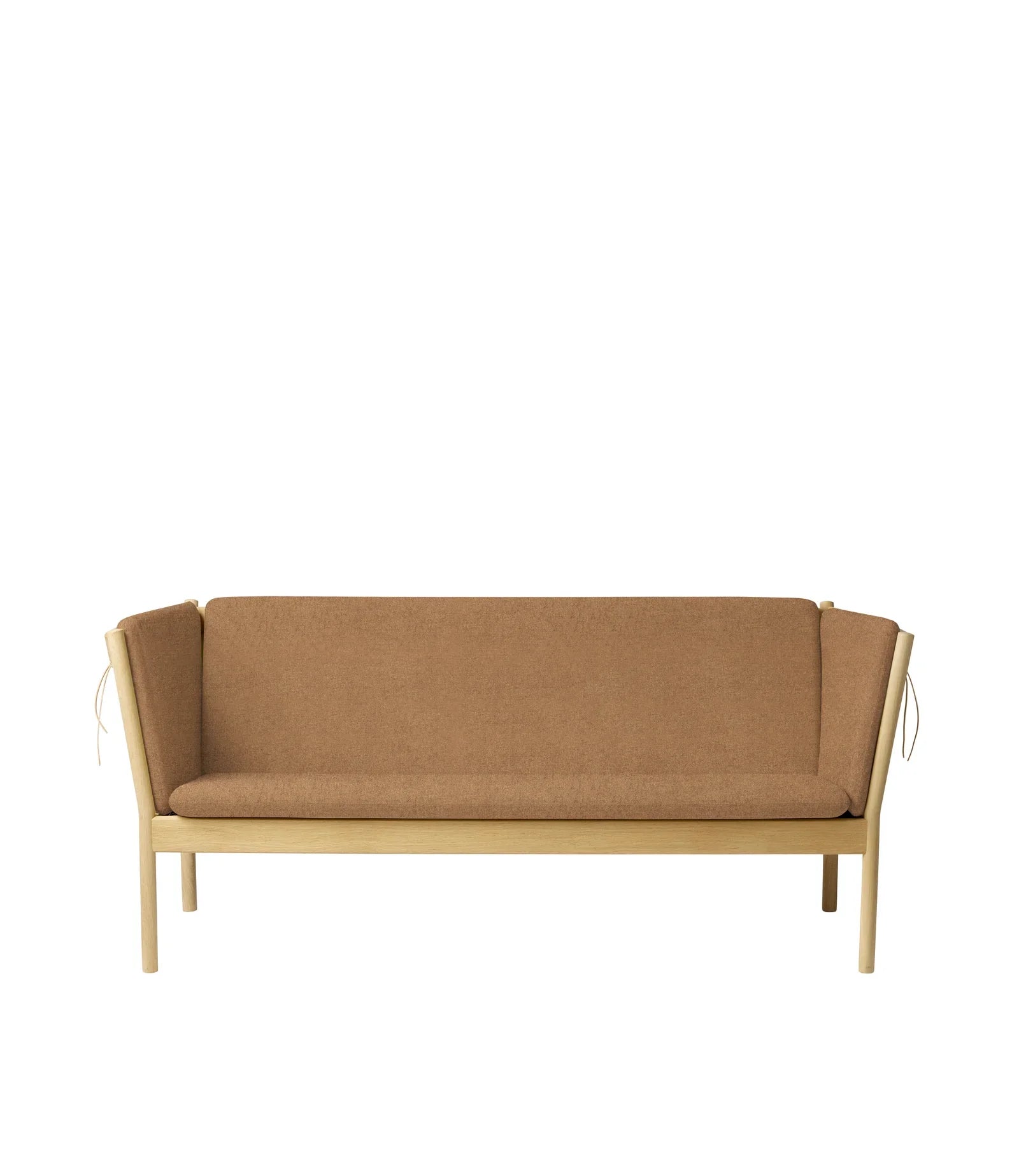 FDB Møbler 3-Person couch in solid oak (brown), designed by Ole Jørgensen