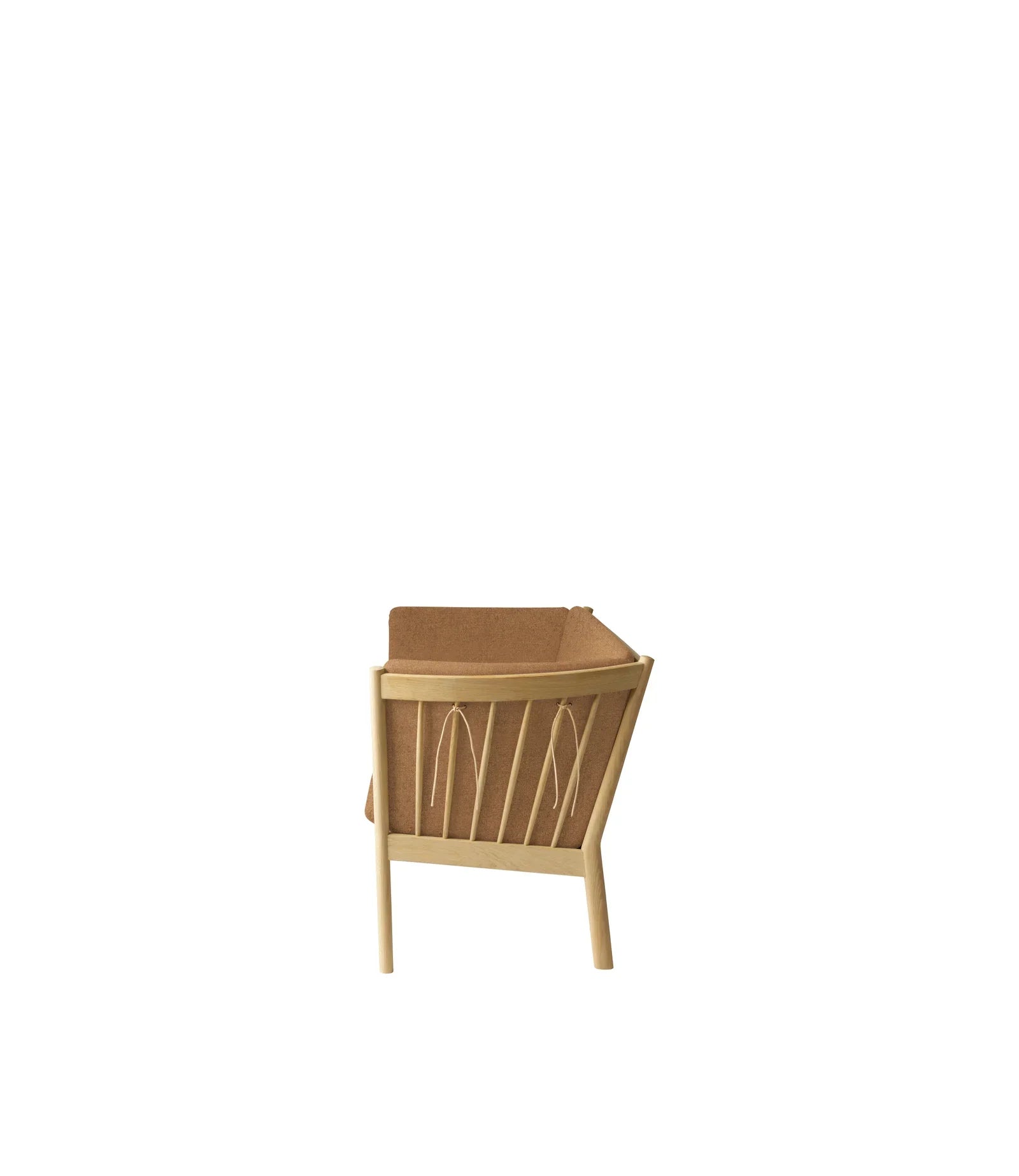FDB Møbler 3-Person couch in solid oak (brown), designed by Ole Jørgensen