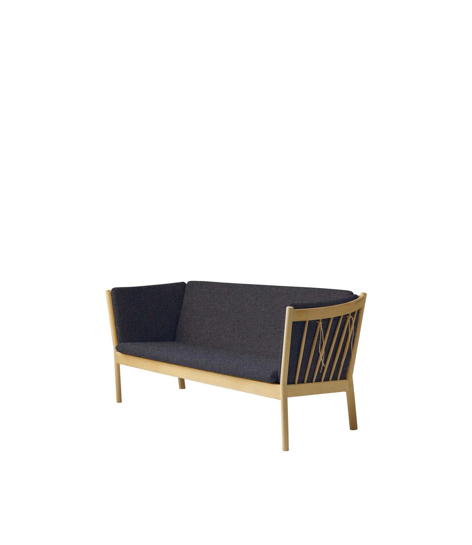 FDB Møbler 3-Person couch in solid oak (dark grey), designed by Ole Jørgensen