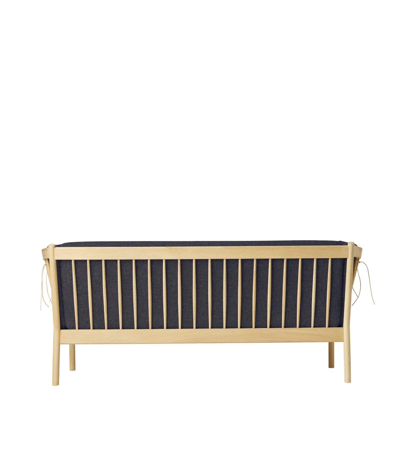 FDB Møbler 3-Person couch in solid oak (dark grey), designed by Ole Jørgensen