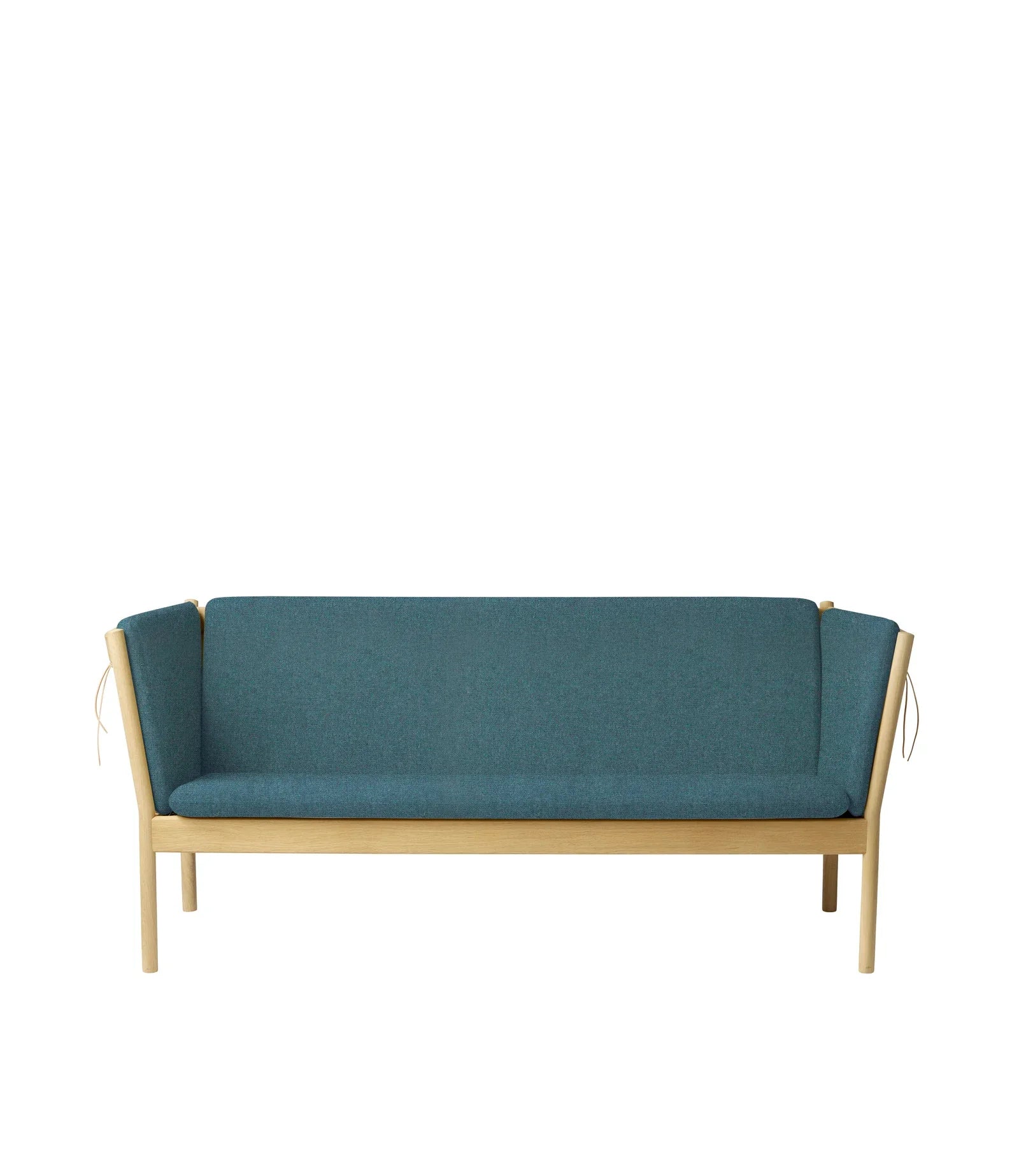 FDB Møbler 3-Person couch in solid oak (green), designed by Ole Jørgensen