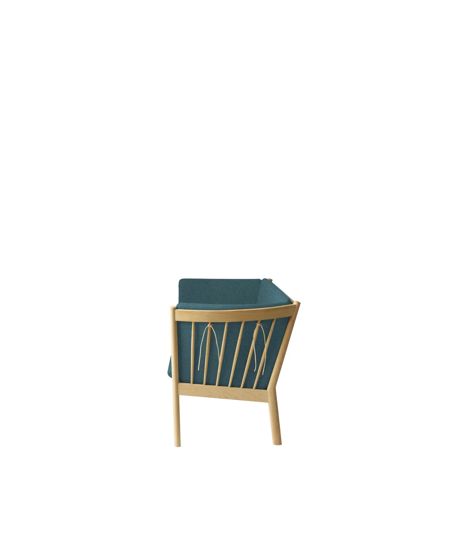 FDB Møbler 3-Person couch in solid oak (green), designed by Ole Jørgensen