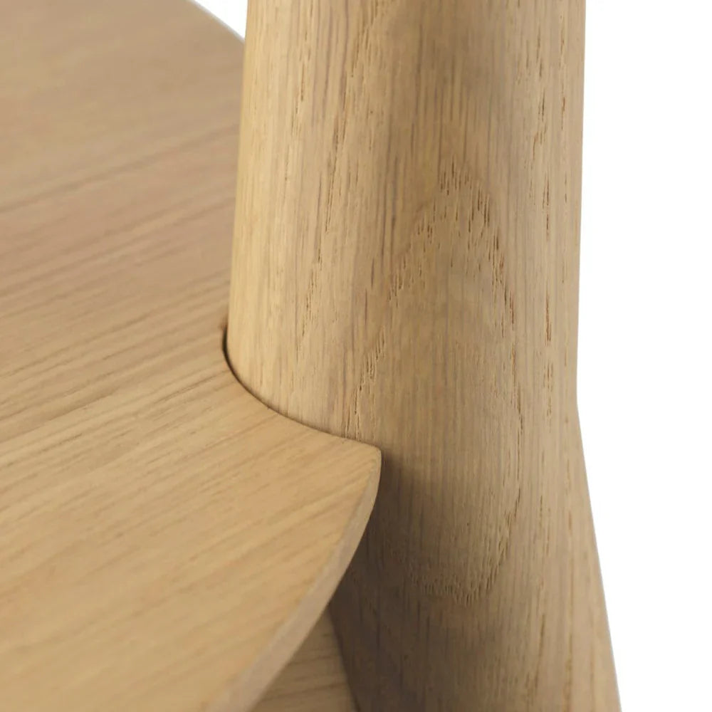 FDB Møbler Anker Chair in natural solid oak, designed by Stine Weigelt