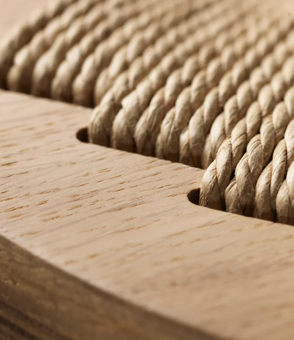 FDB Møbler Bar stool round in natural solid oak, designed by Jørgen Bækmark
