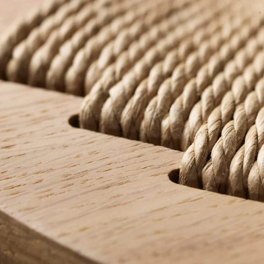 FDB Møbler Counter round in solid oak, designed by Jørgen Bækmark