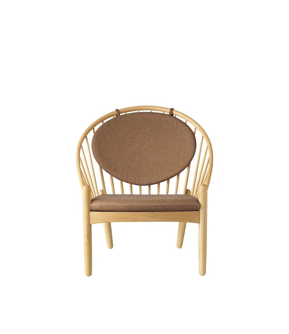 FDB Møbler Jørna Chair in solid oak (brown), designed by Poul M. Volther
