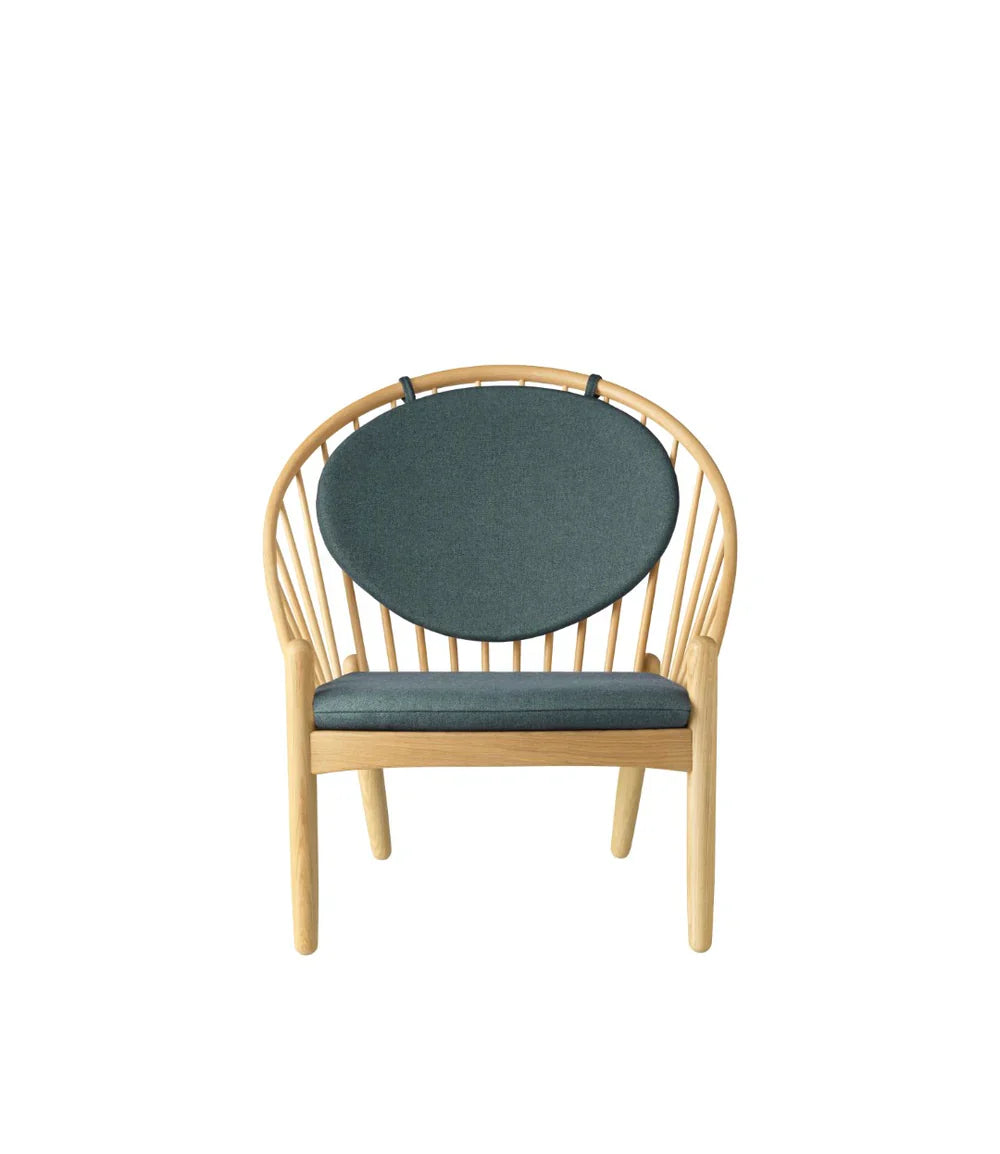 FDB Møbler Jørna Chair in solid oak (green), designed by Poul M. Volther