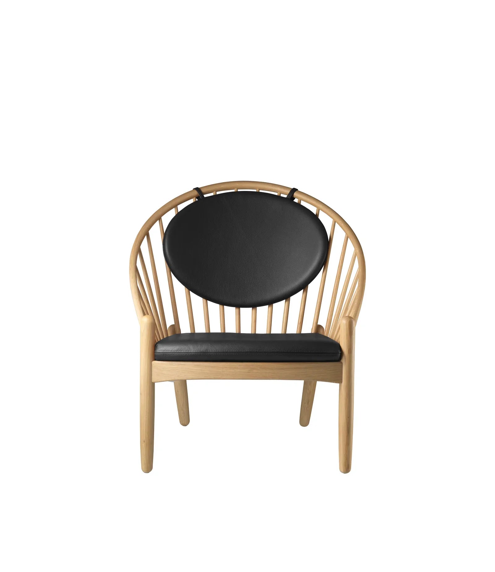 FDB Møbler Jørna Chair in black-stained solid oak, designed by Poul M. Volther