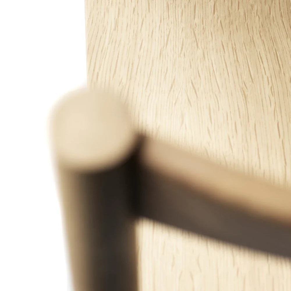 FDB Møbler Lønstrup Chair in solid oak (black), designed by Stine Weigelt