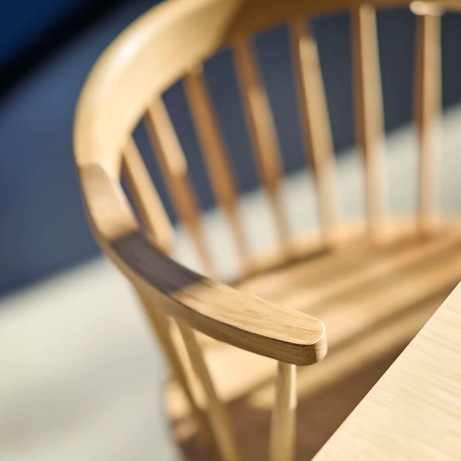 FDB Møbler Chair in solid oak (brown), designed by Børge Mogensen