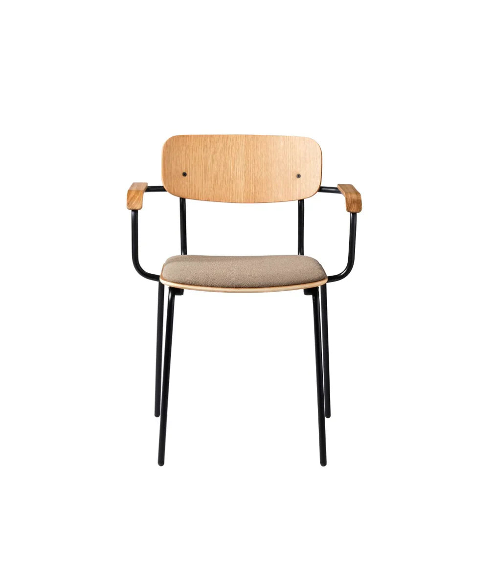 J183 Holmen Stackable Chair with Cushion