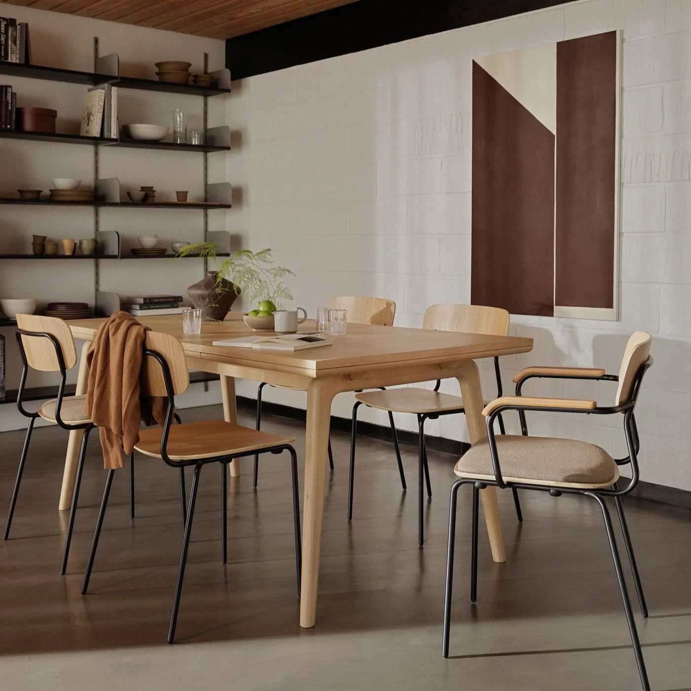 J183 Holmen Stackable Chair with Cushion