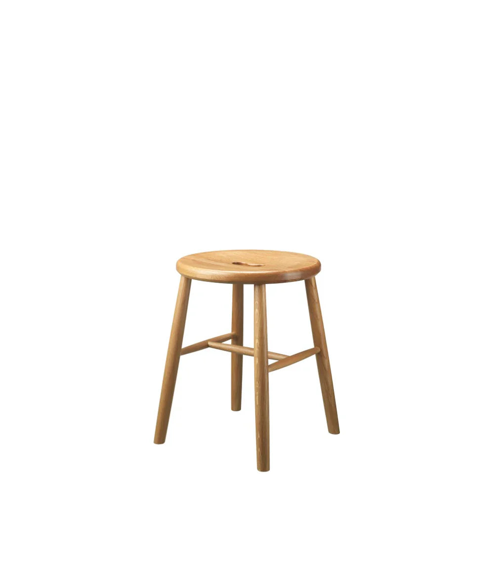 FDB Møbler Stool in solid oak, designed by Børge Mogensen