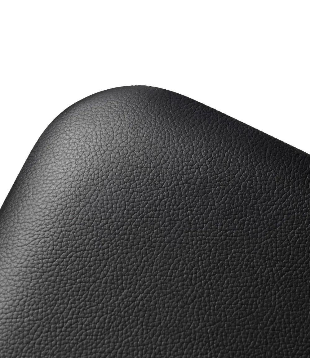 FDB Møbler - Chair in black-stained solid oak (black leather black), designed by Poul M. Volther