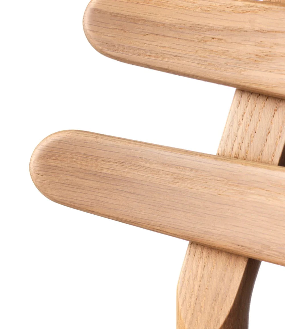 FDB Møbler J48 - Chair Veneer Nature in solid oak (chair veneer nature), designed by Poul M. Volther