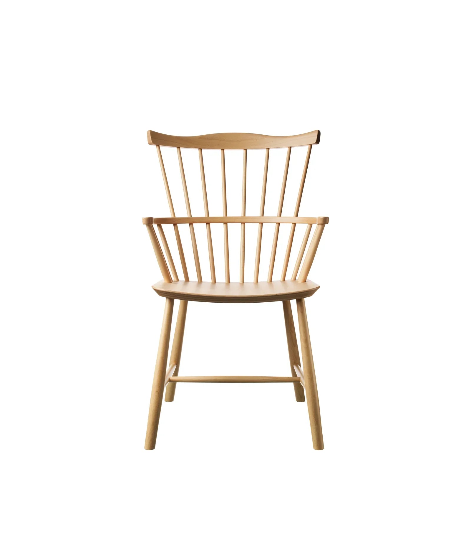 FDB Møbler Chair in natural solid beech, designed by Børge Mogensen