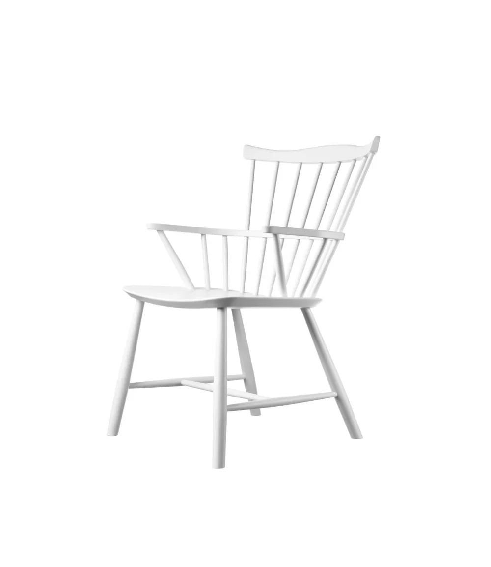 FDB Møbler Chair in solid beech (pure white), designed by Børge Mogensen