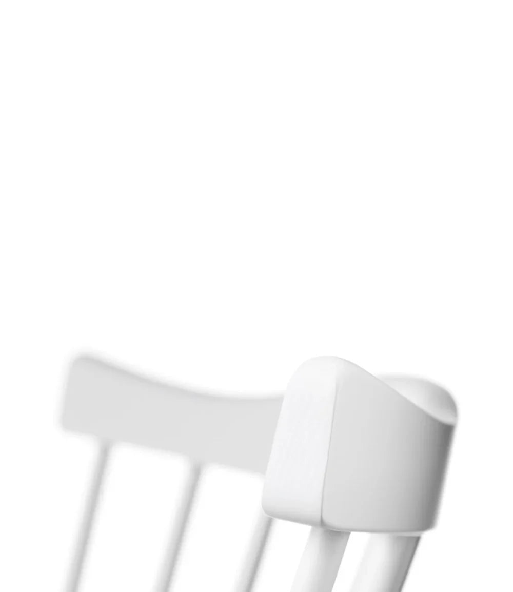 FDB Møbler Chair in solid beech (pure white), designed by Børge Mogensen