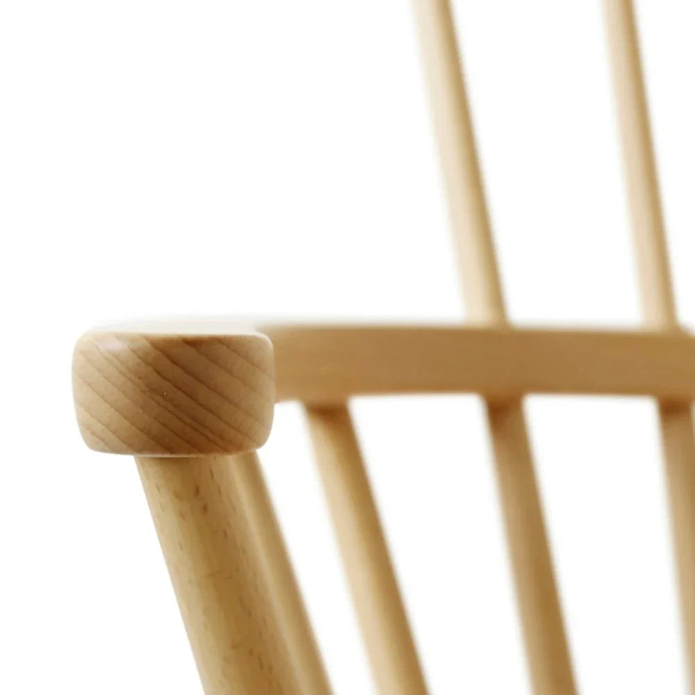FDB Møbler Rocking chair in solid beech, designed by Børge Mogensen