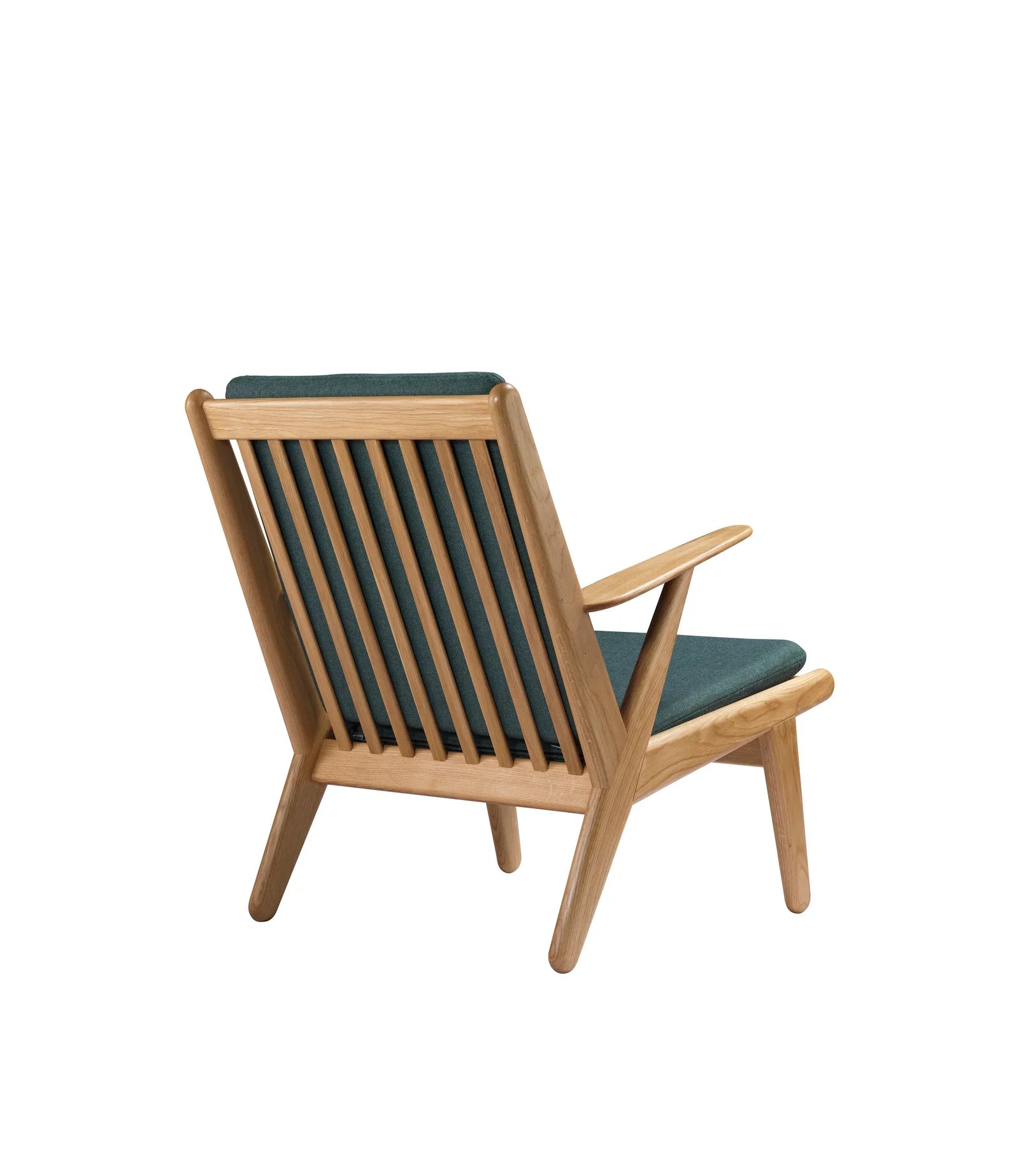FDB Møbler Armchair in solid oak (green), designed by Poul M. Volther