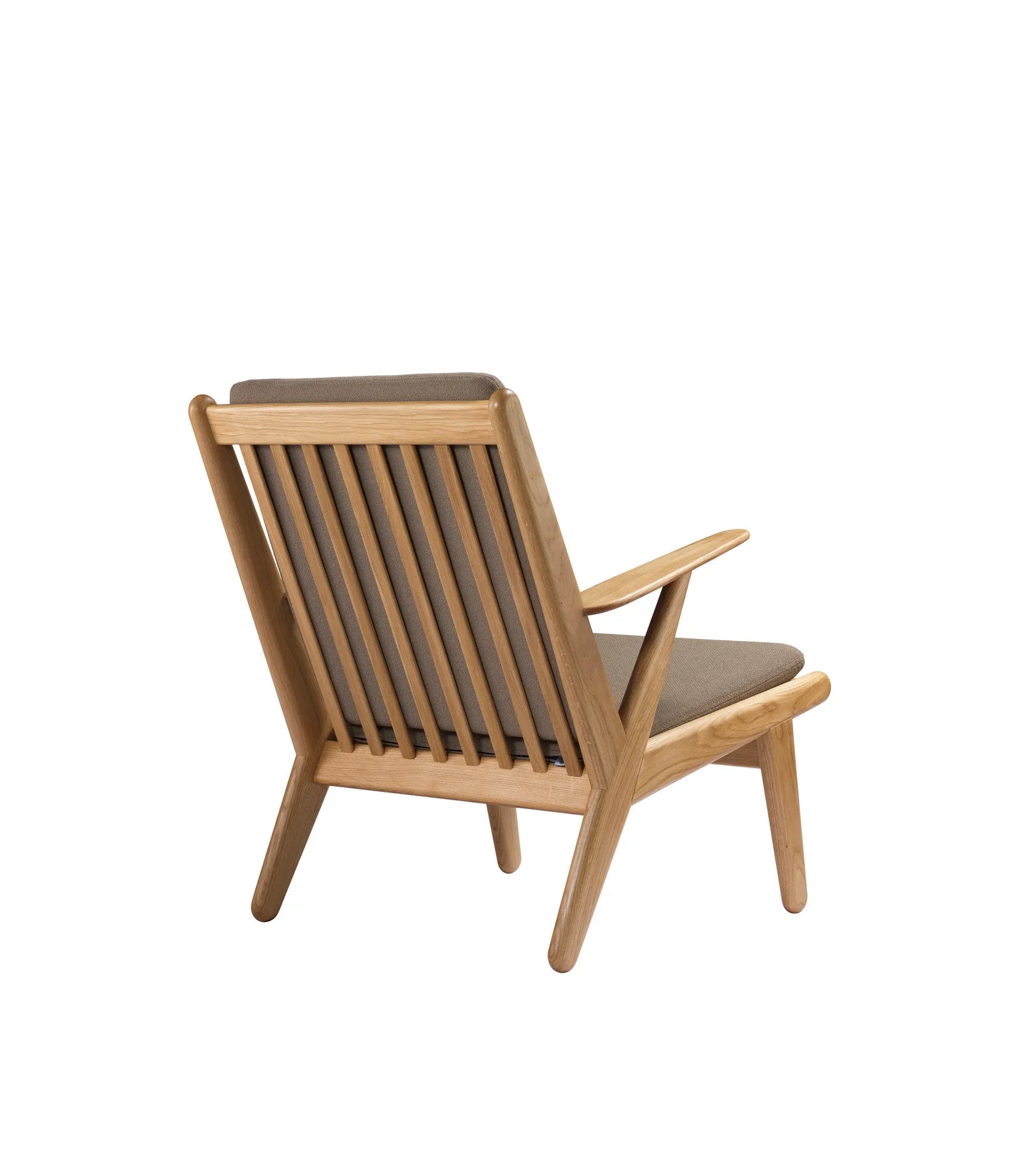 FDB Møbler Armchair in solid oak (taupe), designed by Poul M. Volther