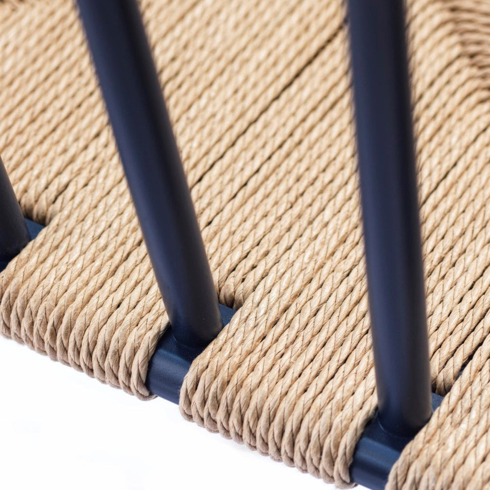 FDB Møbler Chair in solid beech (steel blue), designed by Jørgen Bækmark