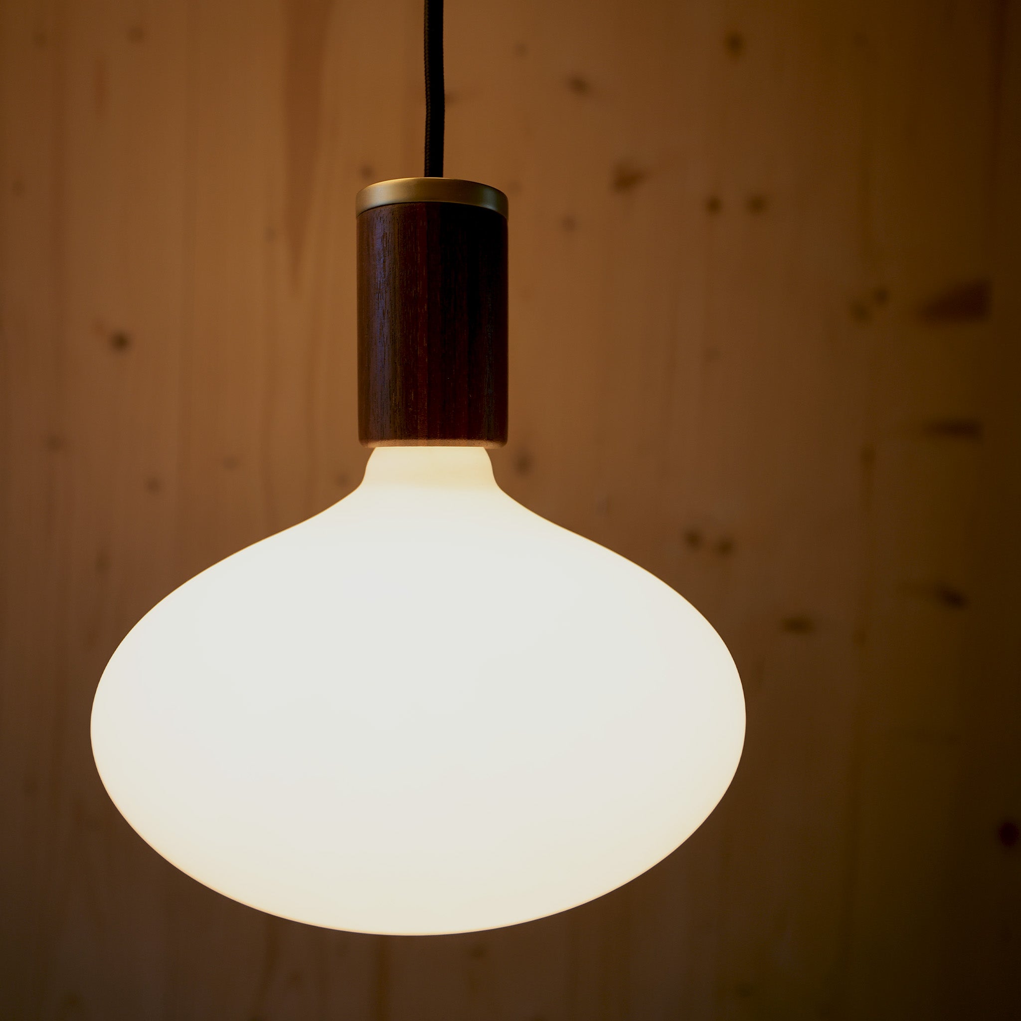 Oval II Pendant Light by Tala — lifestyle setting, walnut