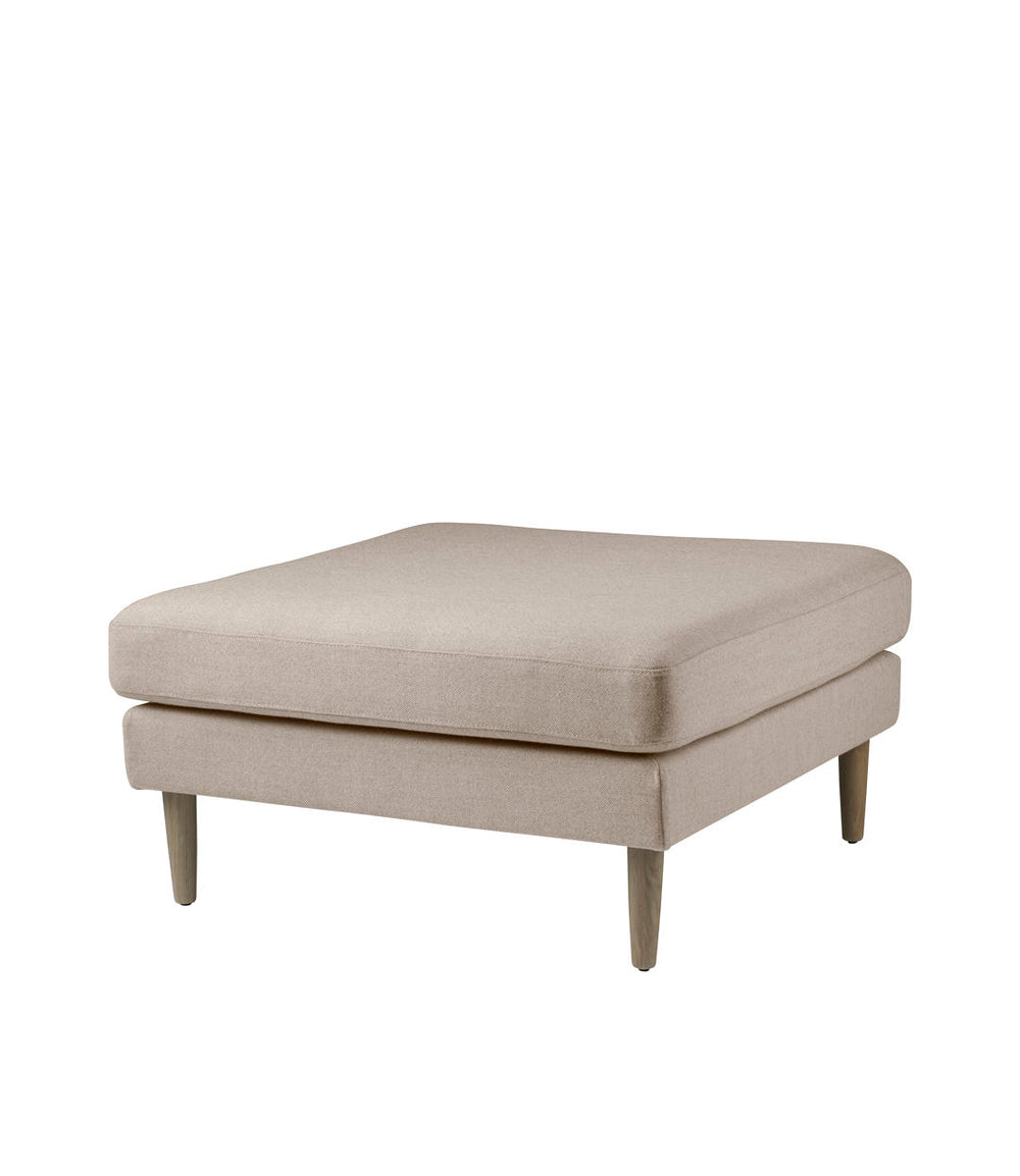 FDB Møbler Firhøj Pouf Module in solid oak