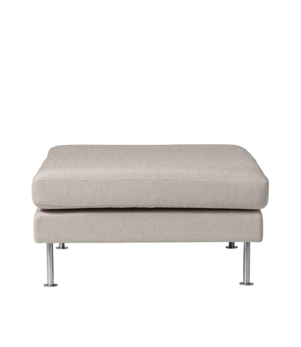 FDB Møbler Firhøj Pouf Module in powder-coated steel (beige grey)