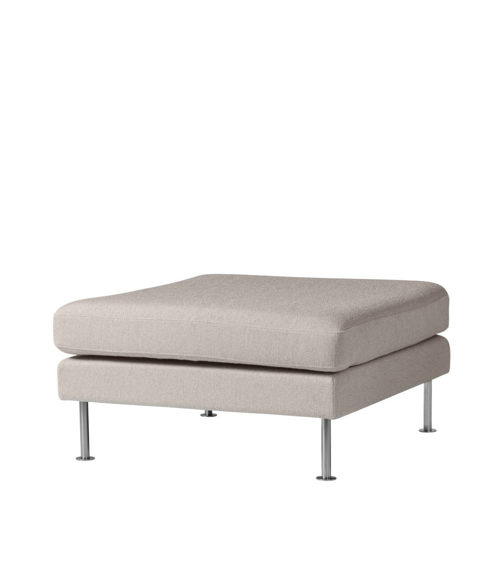 FDB Møbler Firhøj Pouf Module in powder-coated steel (beige grey)