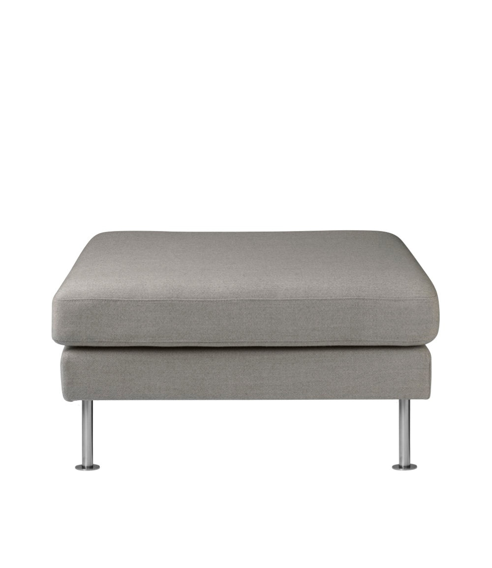 FDB Møbler Firhøj Pouf Module in powder-coated steel (beige grey)