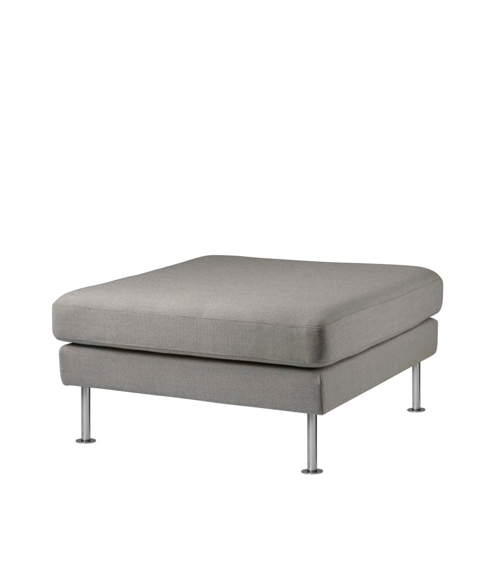 FDB Møbler Firhøj Pouf Module in powder-coated steel (beige grey)