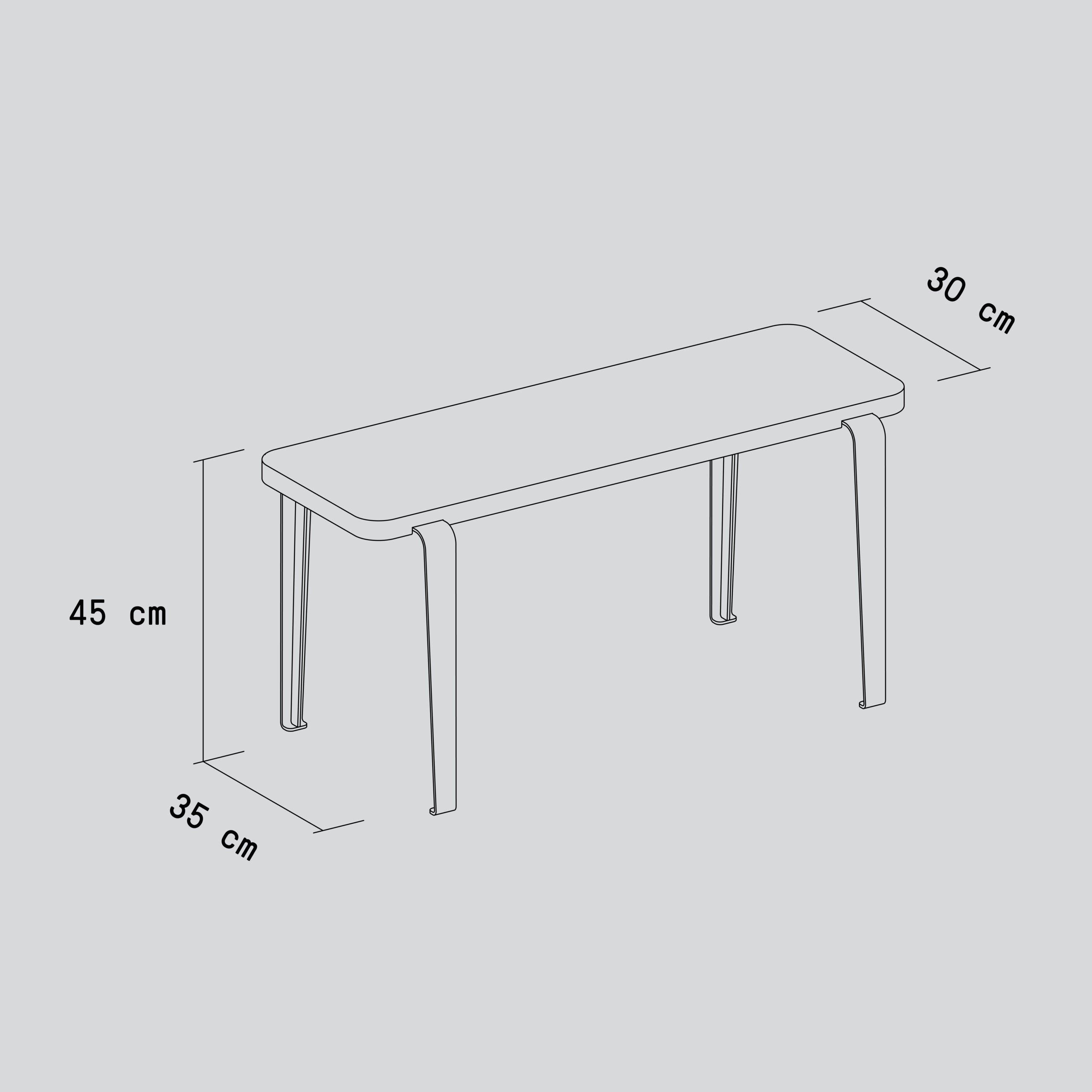 Tiptoe LOU Bench