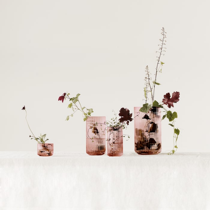 Lyngby Porcelain Glass Vases