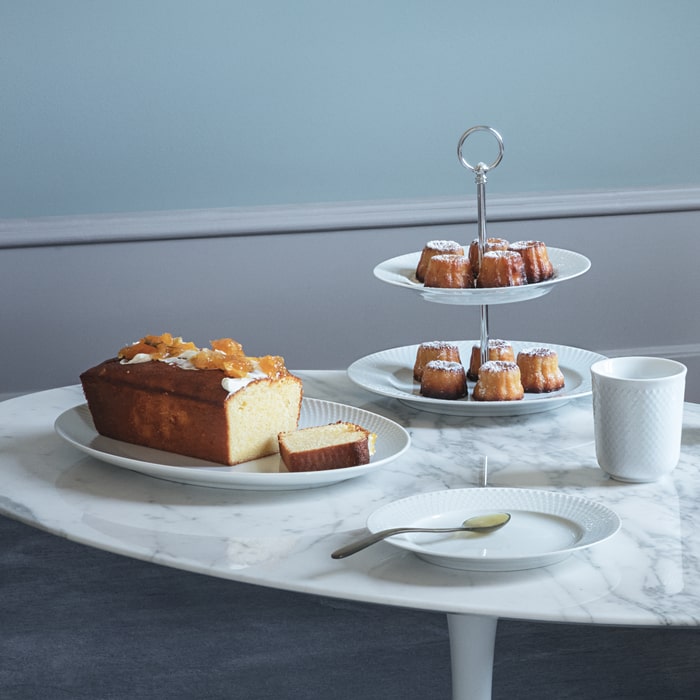 Lyngby Porcelæn Rhombe White Serveware