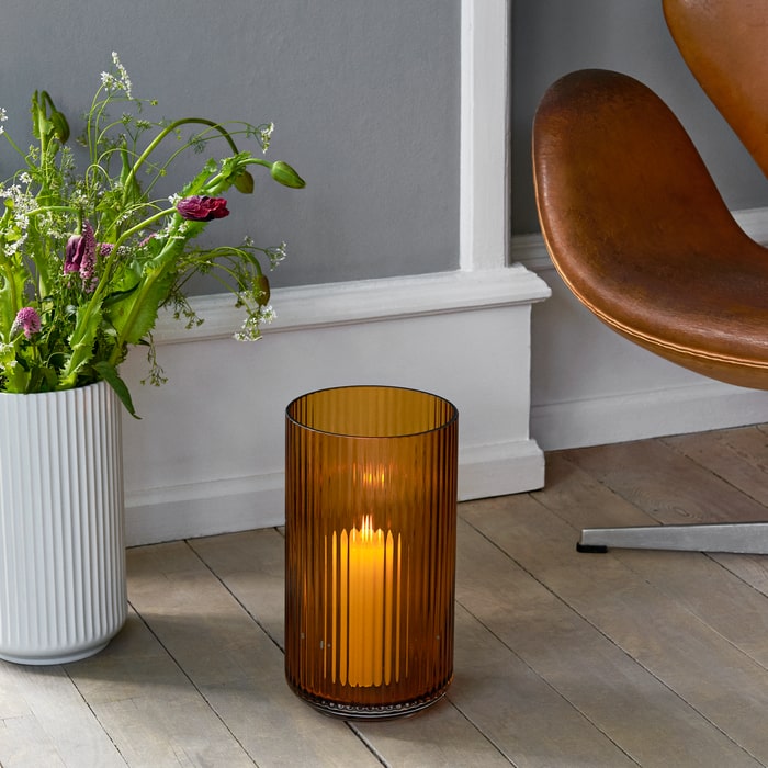 Lyngby Porcelain Glass Vases