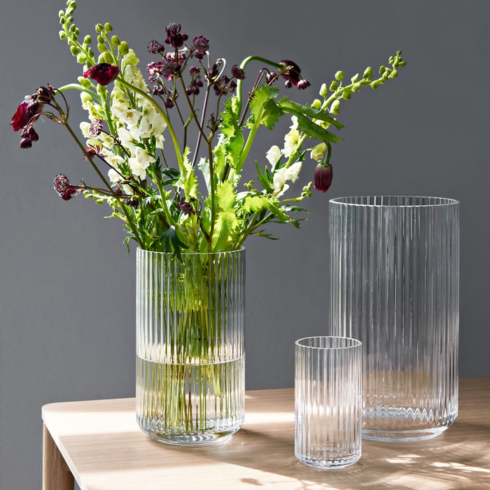 Lyngby Porcelain Glass Vases