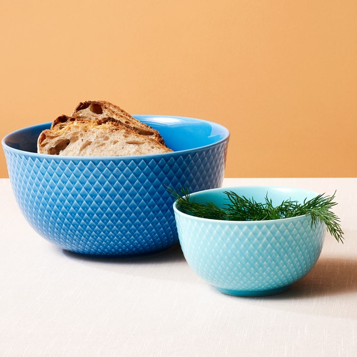 Lyngby Porcelain Rhombe Color Bowls