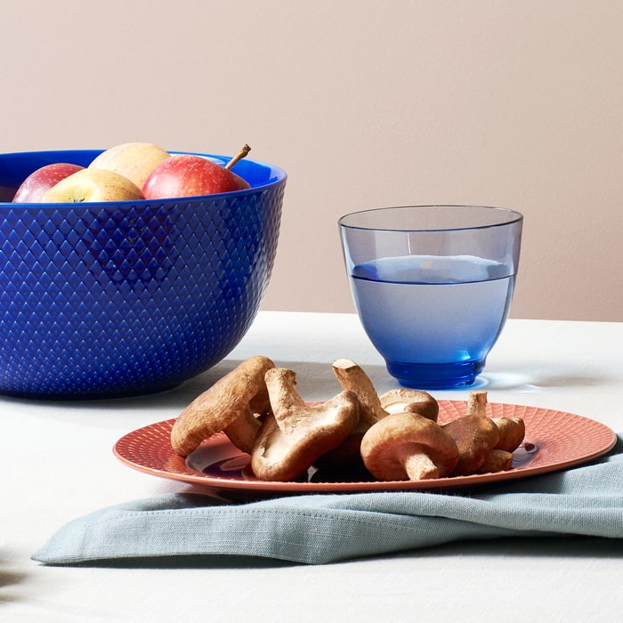 Lyngby Porcelain Rhombe Color Bowls